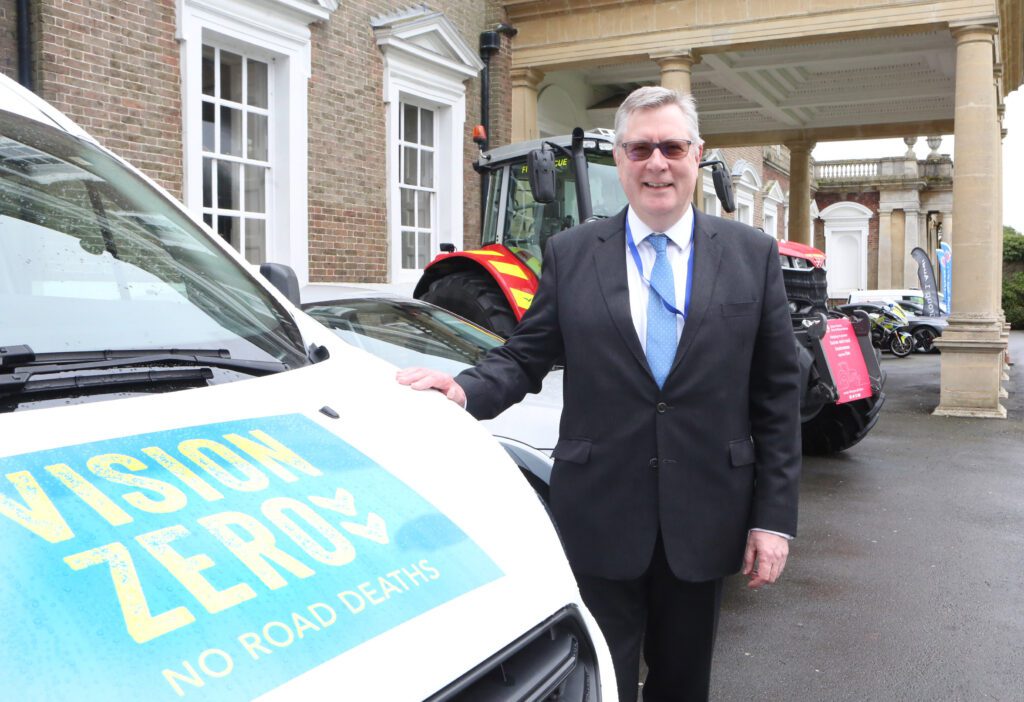 Roger with Vision Zero van