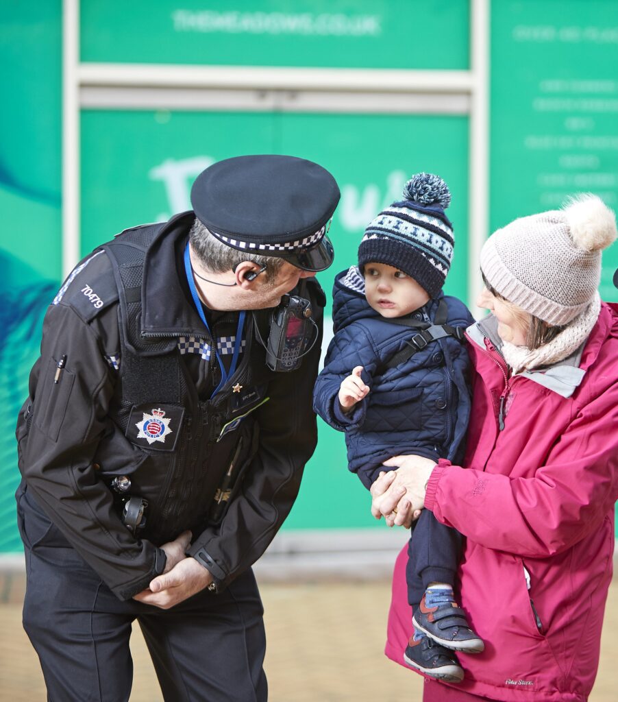 Officer and child