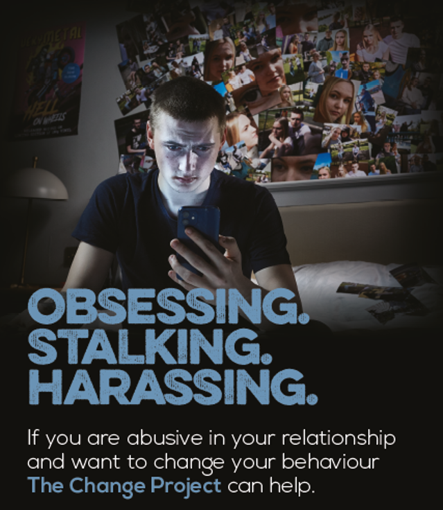 Poster against stalking